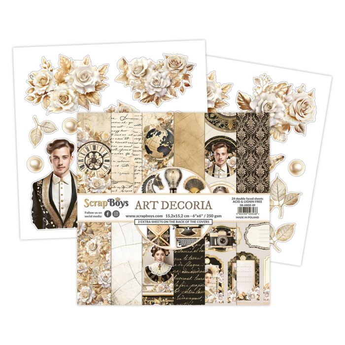ScrapBoys 6X6 Paper Pad