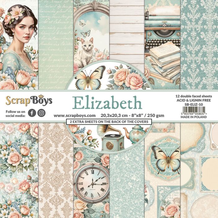 ScrapBoys 8X8 Paper Pad