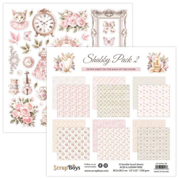 ScrapBoys 12X12 Paper Pad