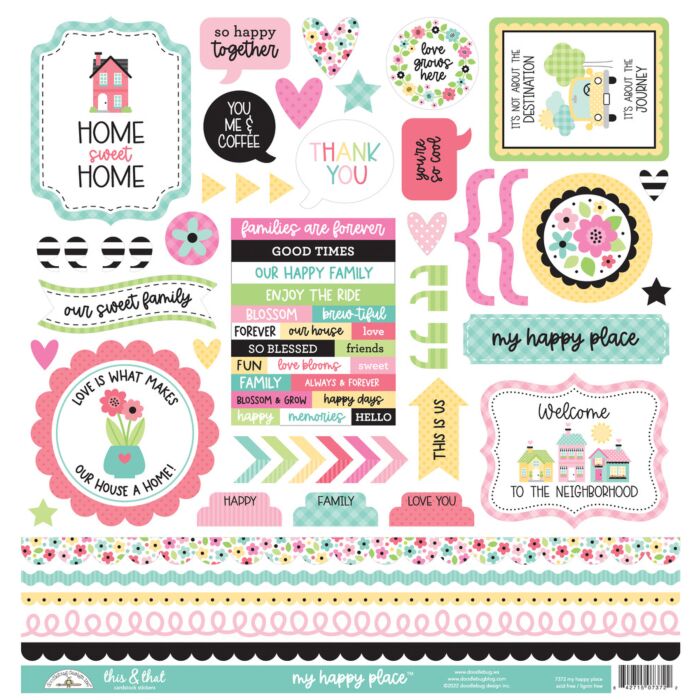 Doodlebug Design This & That Cardstock Stickers