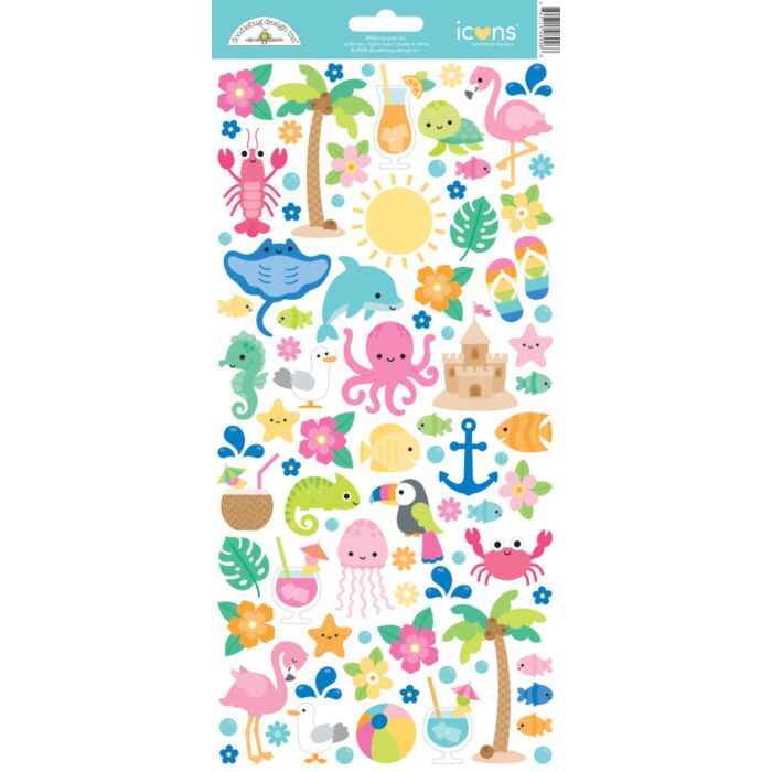 Doodlebug Design Icons Stickers