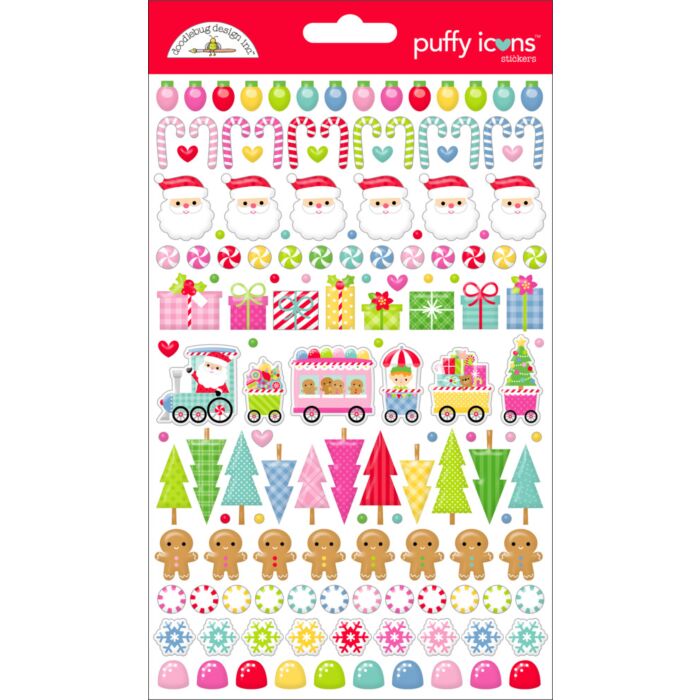 Doodlebug Design Puffy Icons Stickers