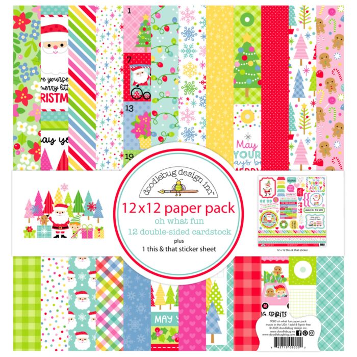 Doodlebug Design 12X12 Paper Pack
