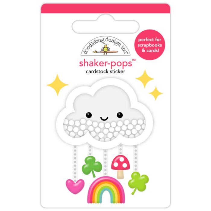 Shaker-pops Cardstock Sticker