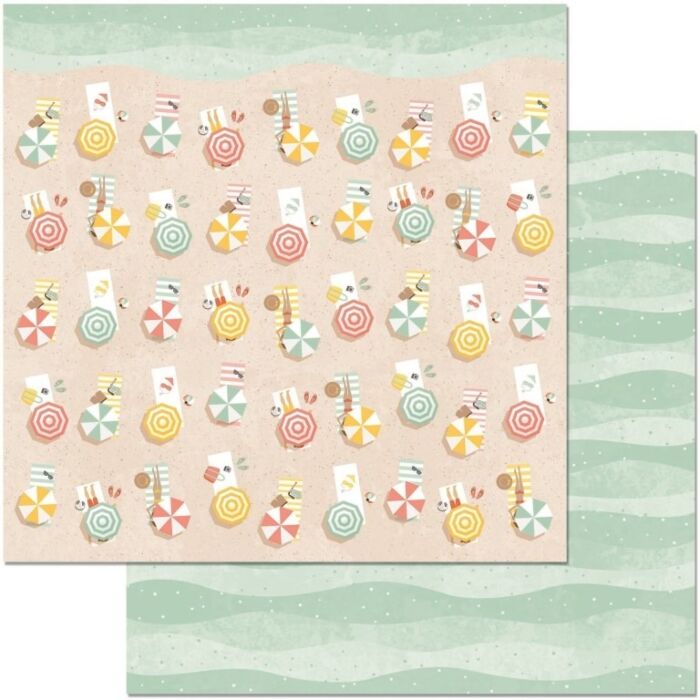 Bo Bunny - Weekend Adventures Collection - Beachy 12"x12"