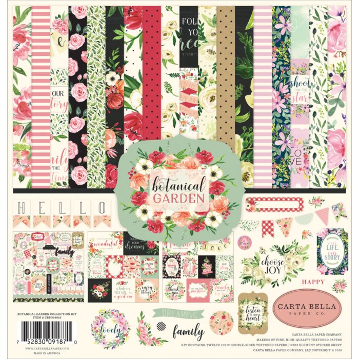 Carta Bella Collection Kit 12"x12" - Botanical Garden