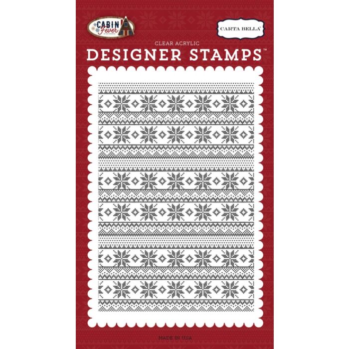 Carta Bella Cabin Fever Arctic Sweater 4x6 Stamp Set