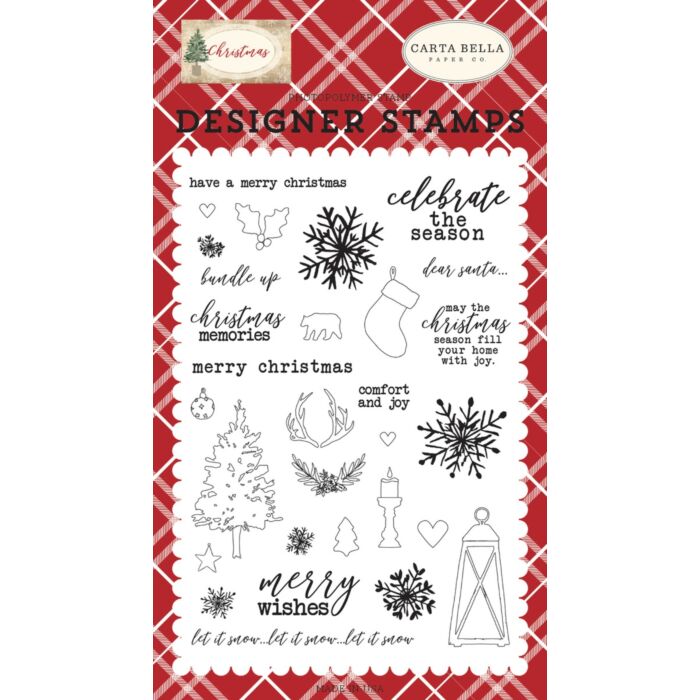 Carta Bella Christmas Memories 4x6 Stamp Set