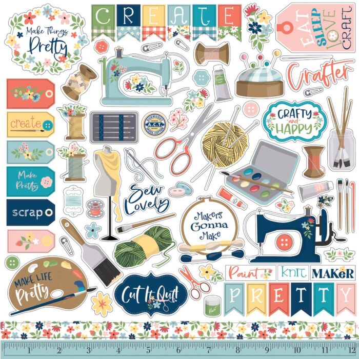 Carta Bella Craft & Create Element Sticker