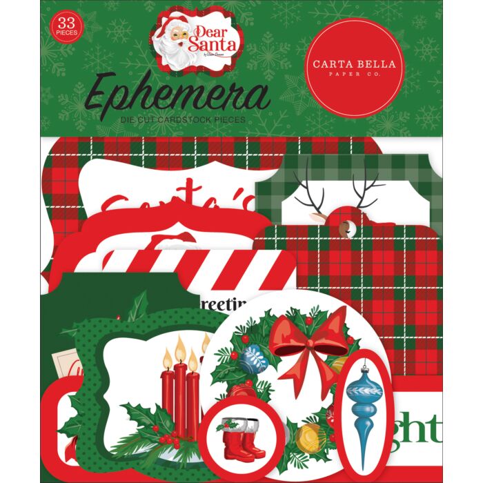 Carta Bella - Dear Santa Ephemera