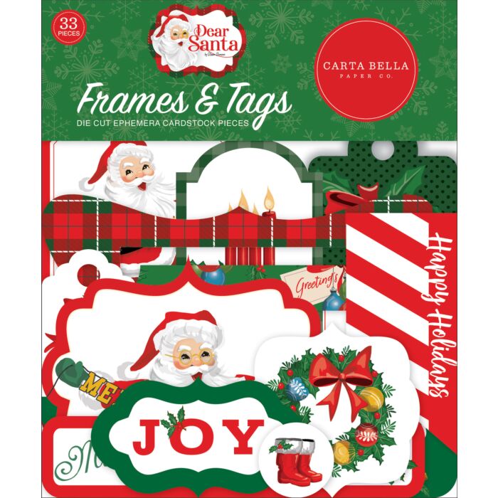 Carta Bella - Dear Santa Frames & Tags