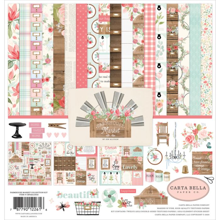 Carta Bella - Farmhouse Market Collection Kit