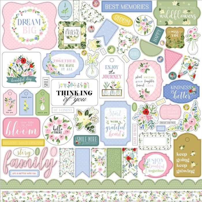 Carta Bella Flora No. 4 Element Sticker