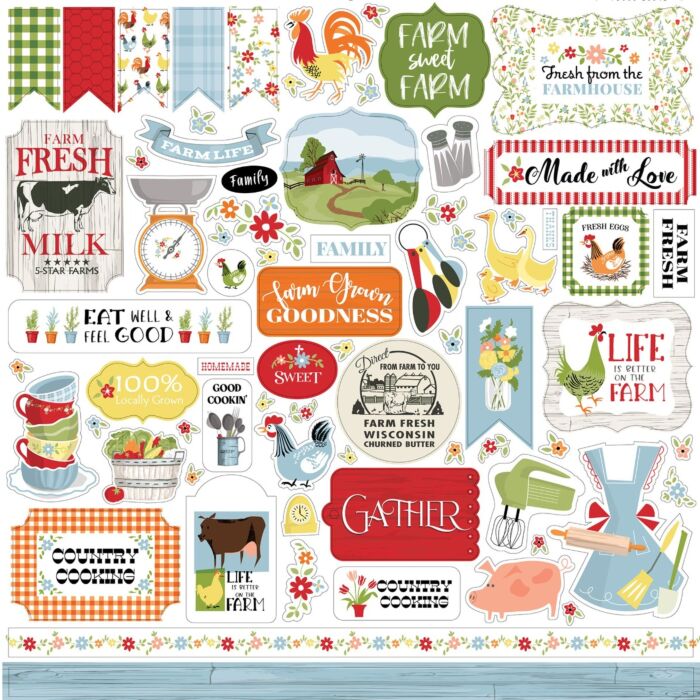 Carta Bella Farmhouse Living Element Sticker