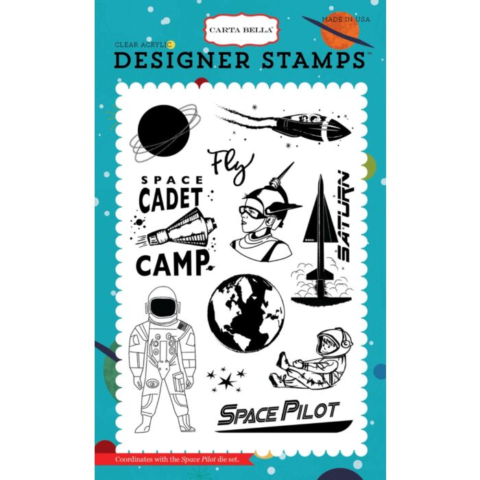 Carta Bella Space Pilot 4x6 Stamp