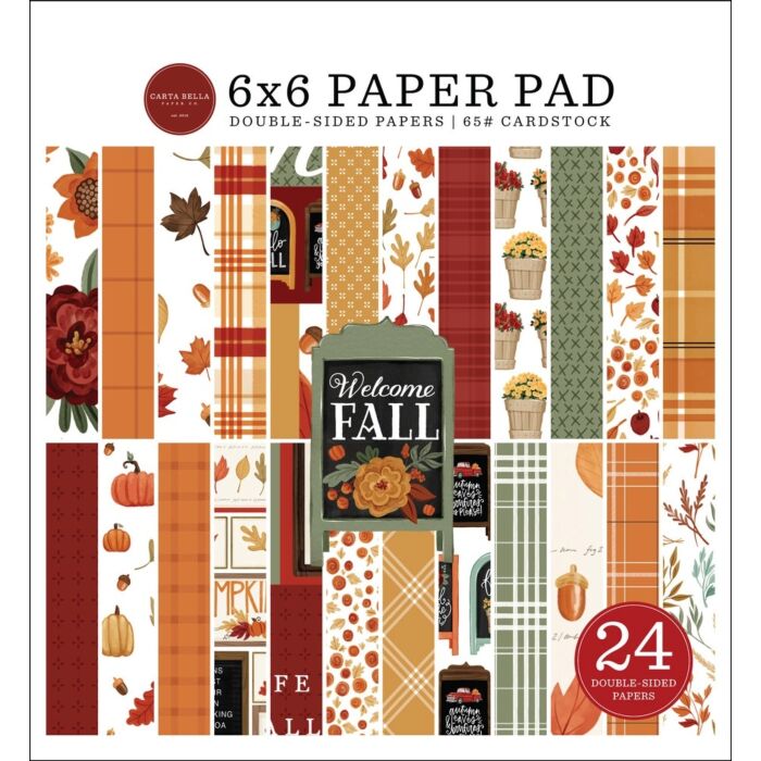 Carta Bella WELCOME FALL 6X6 PAPER PAD