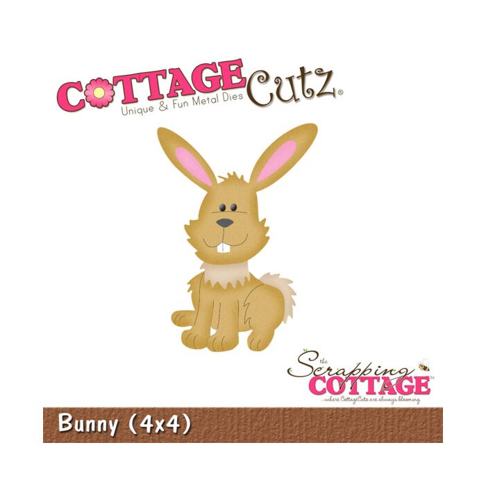 CottageCutz Bunny die retired 4x4