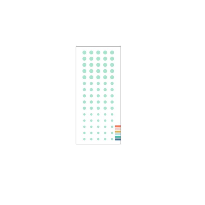 Concord & 9th Enamel Dots, Aqua Sky