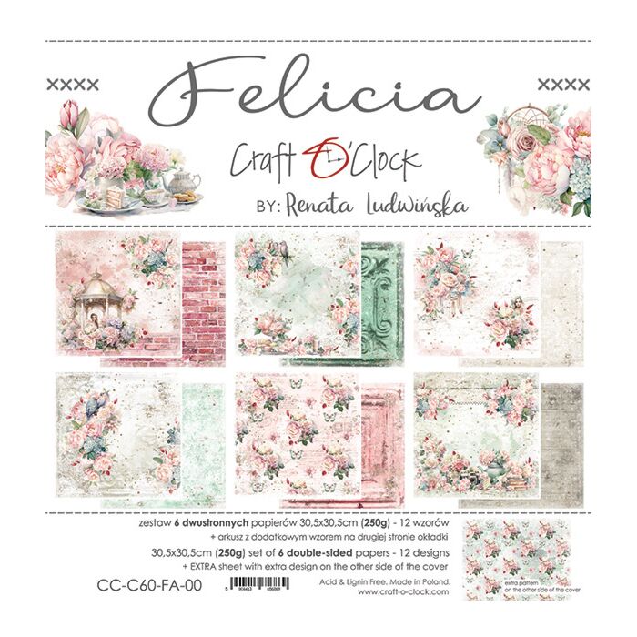 Craft O'Clock 12X12 Paper Pad