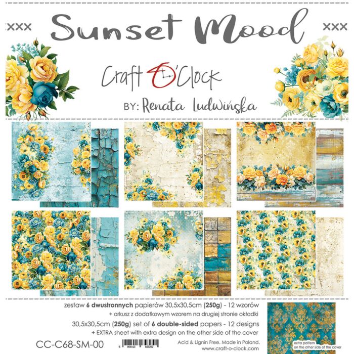 Craft O'Clock 12X12 Paper Pad