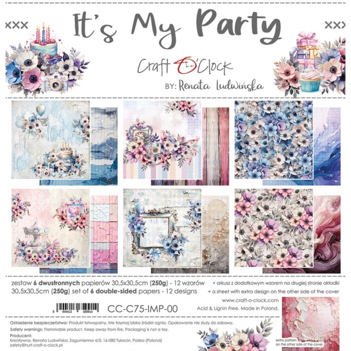 Craft O'Clock 12X12 Paper Pad