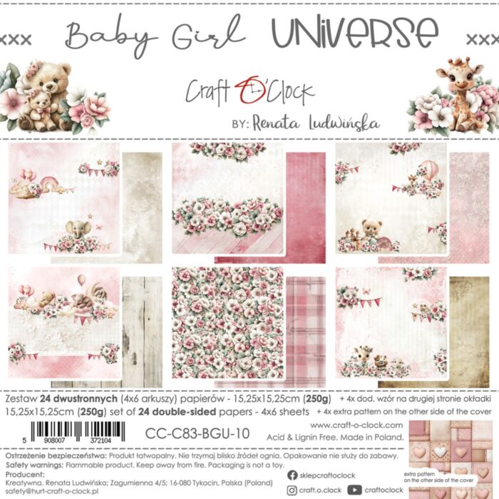 Craft O'Clock 6X6 Paper Pad
