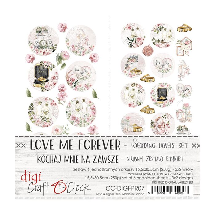 Craft O'Clock Labels Set