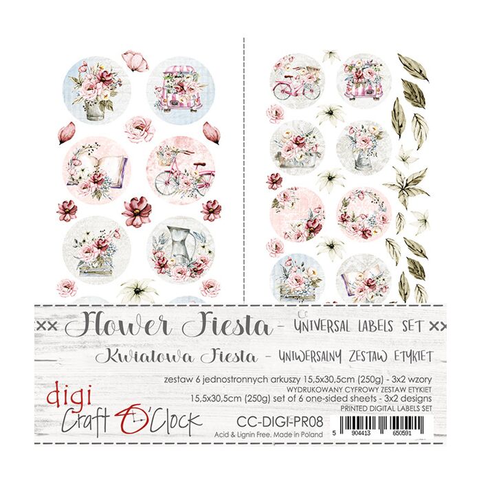 Craft O'Clock Labels Set