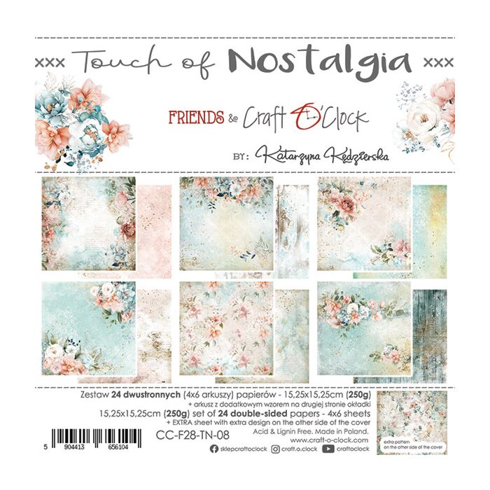 Craft O'Clock 6X6 Paper Pad