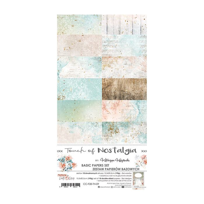 Craft O'Clock 6X12 Basics Paper Set