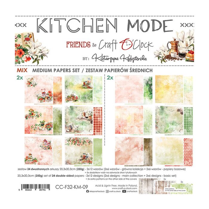 Craft O'Clock 8X8 Mix Paper Pad