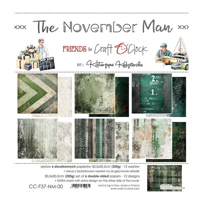 Craft O'Clock 12X12 Paper Pad