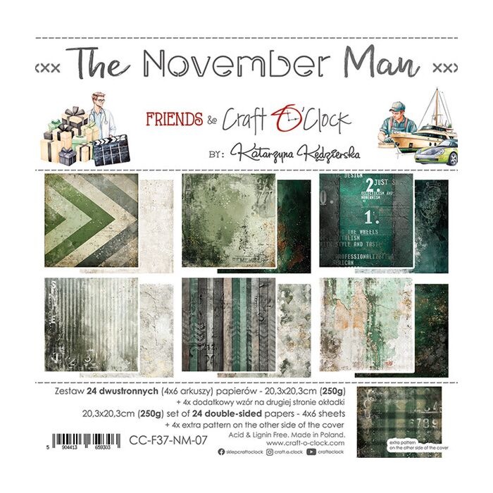 Craft O'Clock 8X8 Paper Pad