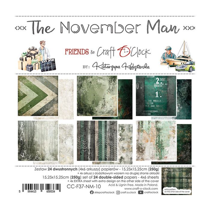 Craft O'Clock 6X6 Paper Pad