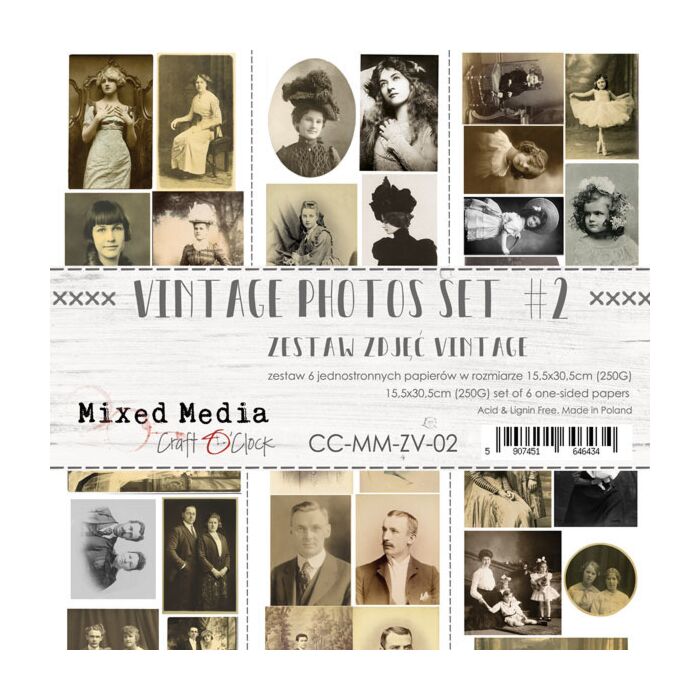 Craft O'Clock Vintage Photo Set #2