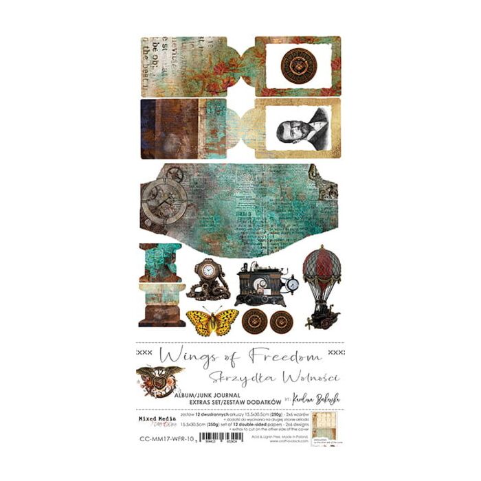 Craft O'ClocK Junk Journal Extras Set