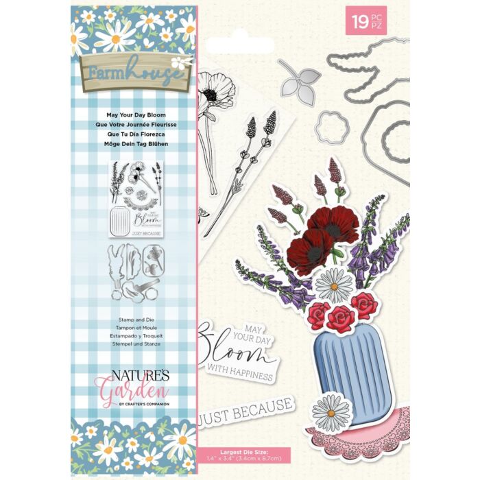 Crafter's Companion Nature's Garden Stamp & Die Set