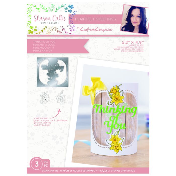 Crafter's Companion Clear Stamp & Die Set