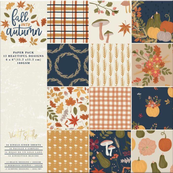 Crafter's Companion Violet Studio 6X6 Paper Pack