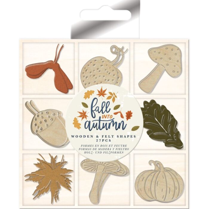 Crafter's Companion Violet Studio Wooden & Felt Shapes