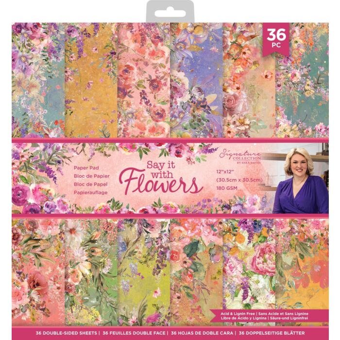 Crafter's Companion Sara Signature 12X12 Paper Pad