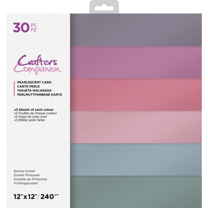 Crafter's Companion 12X12 Pearlescent Card Pack