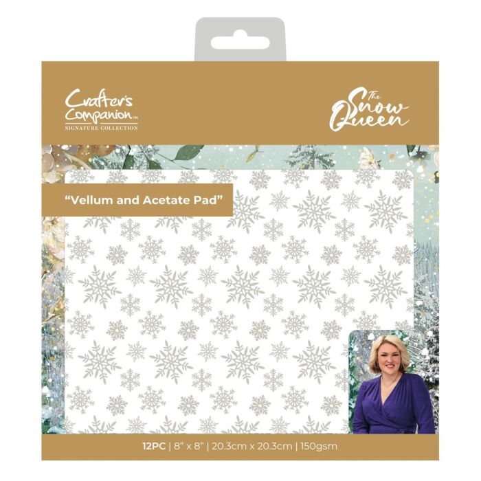 Crafter's Companion Sara Signature 8X8 Acetate & Vellum Pad
