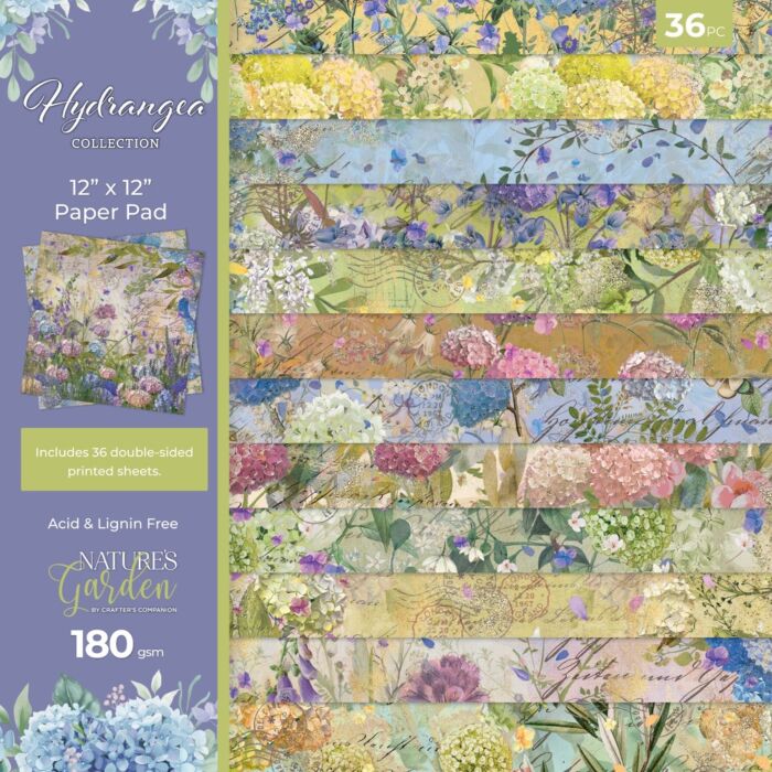 Crafter's Companion Nature's Garden 12X12 Paper Pad