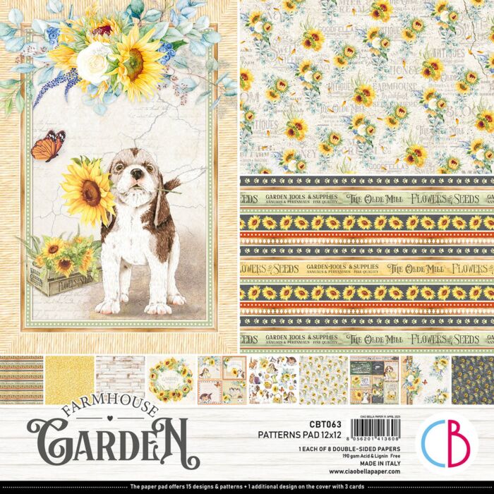 Ciao Bella 12X12 Patterns Paper Pad