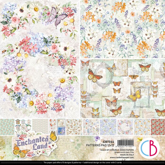 Ciao Bella 12X12 Patterns Paper Pad