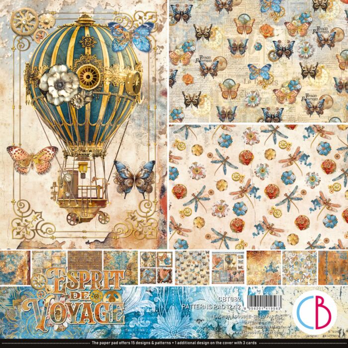 Ciao Bella 12X12 Patterns Paper Pad