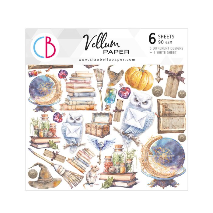 Ciao Bella 6X6 Fussy Cut Vellum Paper Pack