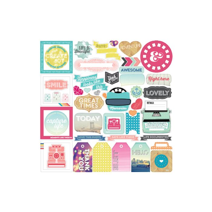 Echo Park - Capture Life Sticker Sheet