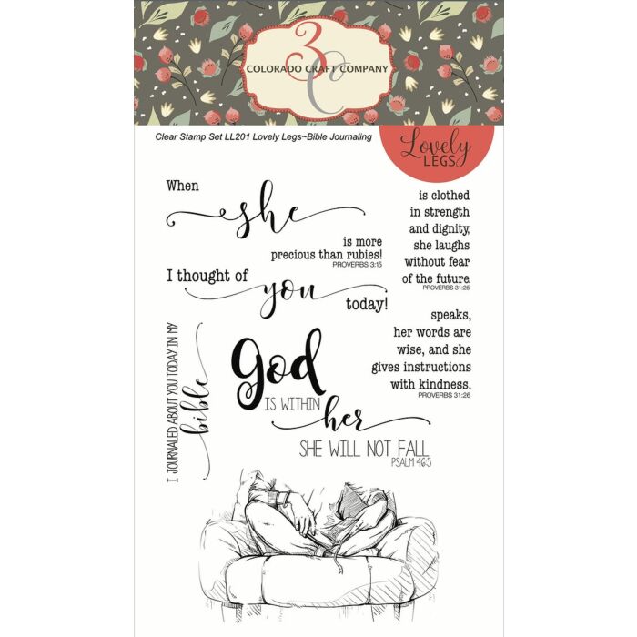 Colorado Craft Company - Clear Stamp Lovely Legs Bible
